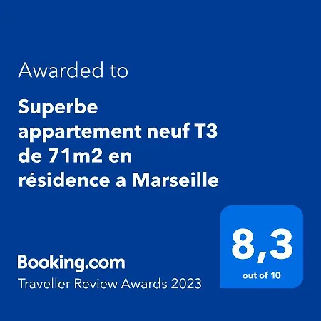 Superbe Neuf T3 De 71m2 En A * Marseilles